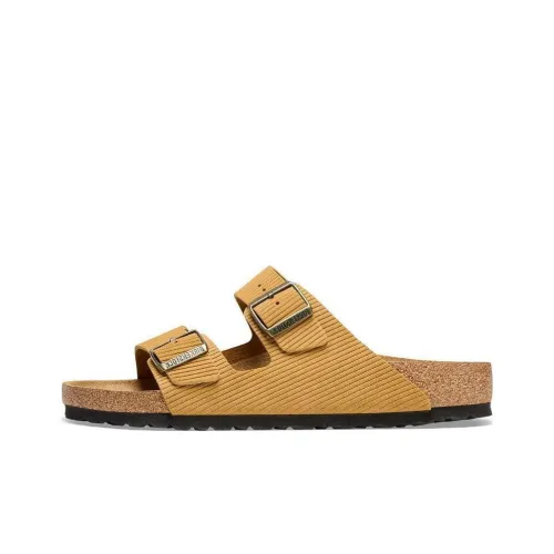 Birkenstock Arizona Embossed Corduroy Suede Cork Brown