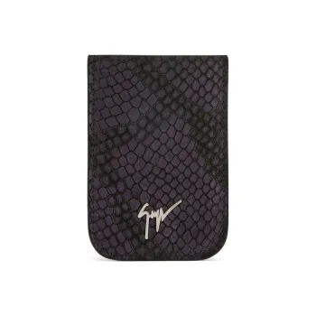 Giuseppe Zanotti Albert Snakeskin Cardholder