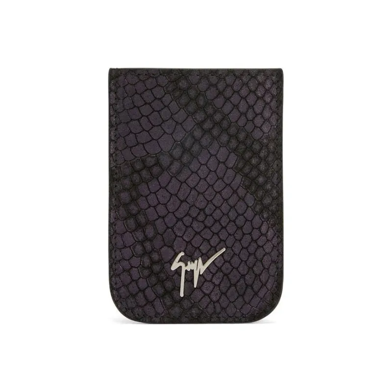 Giuseppe Zanotti Albert Snakeskin Cardholder-0