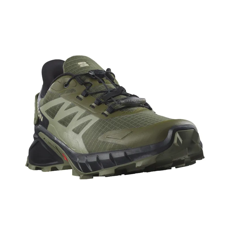 SALOMON Supercross 4 Wear-Resistant Low-Top Running Shoes Men's Green-2