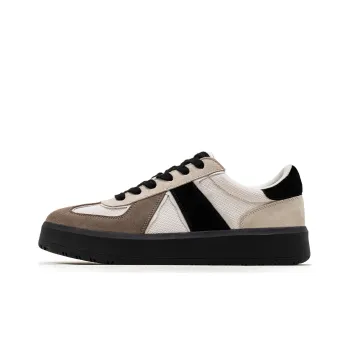 MR.A Low Top Skateboard Shoes Unisex Black Rice