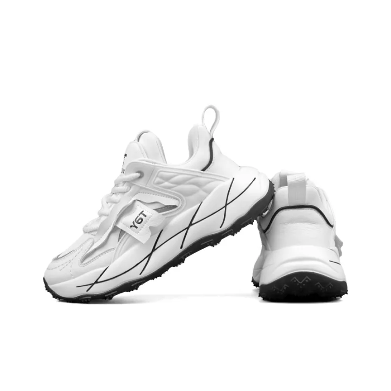 Y6T Love Shadow Collection Anti-Slip Wear-Resistant Low-Top Platform Lightweight Chunky Sneakers Unisex-9