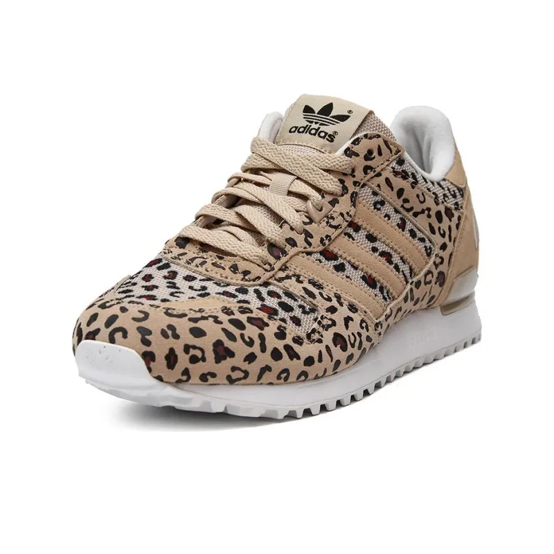 Adidas Originals ZX 700 Abrasion Resistant Low Top Casual Shoes Unisex Brown-1