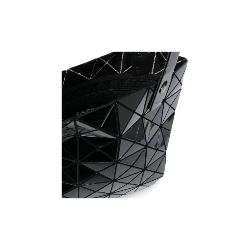 ISSEY MIYAKE Polyurethane Tote Bag Shopping Bag Handbag Women's Black-3
