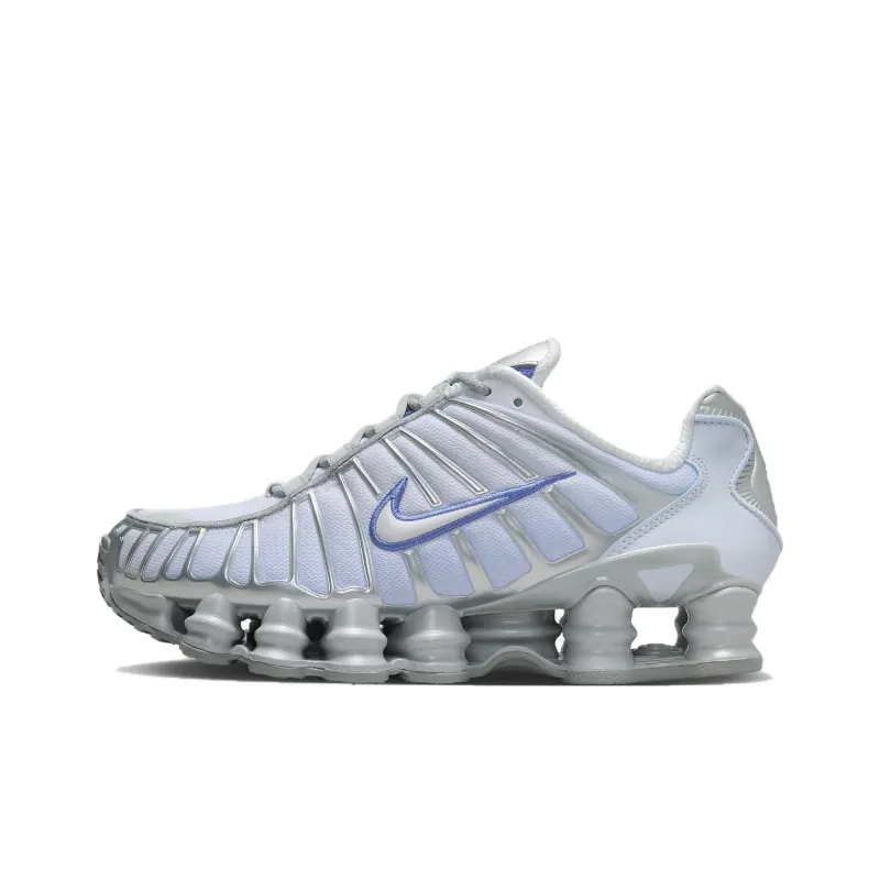 Nike Shox Tl Metallic Platinum Blue Tint Women