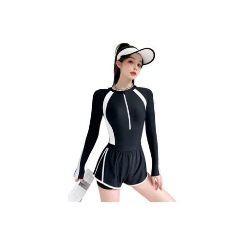 Youyou One-Piece Swimsuits Women's Black