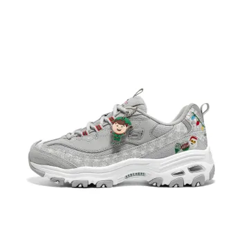 Skechers D'Lites 1.0 'Christmas Edition Grey Multicolor' Women's