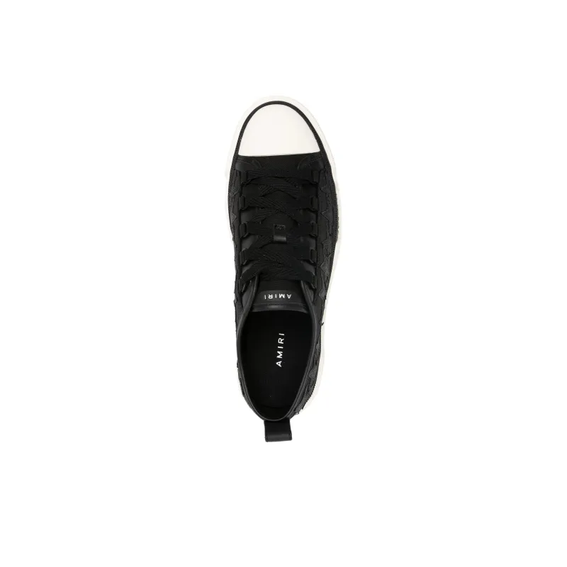 AMIRI Stars Court Low 'Black Glitter'-3