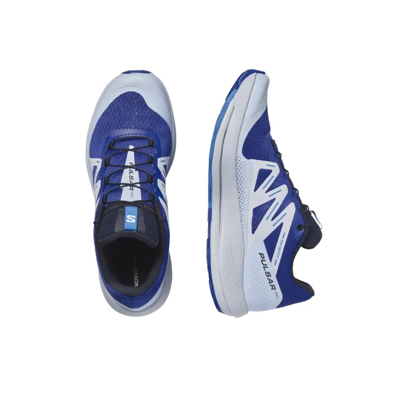 SALOMON Pulsar Trail Cushioning Low Top Outdoor Shoes Men's Blue-2