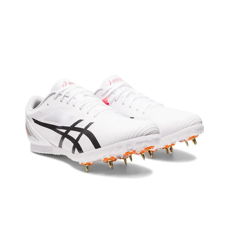 Asics Durable Breathable Low Top Running Shoes Unisex White Black Japan Version-2