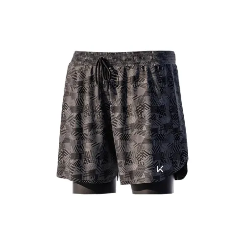 Keep Swimming Shorts Men Black Print