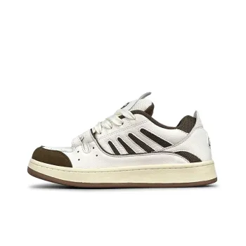 LuzaoT SUPER DRAG Puffy Shoes Low Top Skateboard Shoes Unisex Coffee Mocha