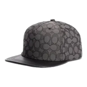 COACH Organic Cotton Baseball Caps Unisex Black