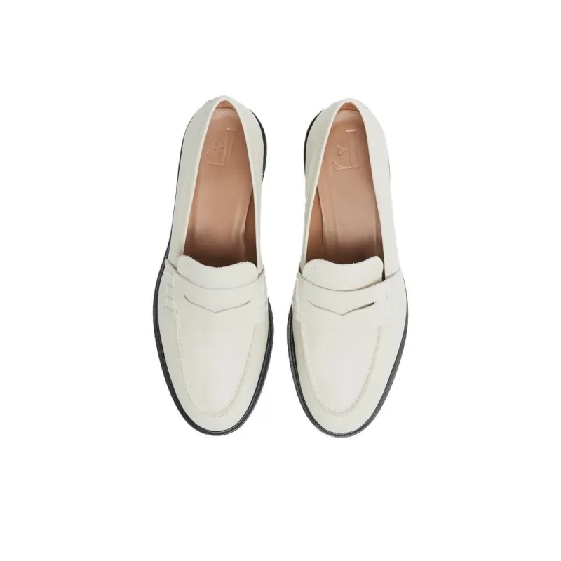 FLATTERED Loafers 2cm Women's Milk White-4