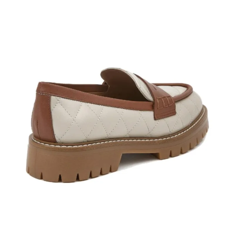 FLATTERED Loafers 5cm Women's White Brown-2