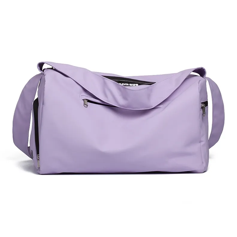 LOVERPUSS Polyester Portable Crossbody Travel Bag Storage Swim Bag Beach Bag Gym Bag Medium Size Unisex Multicolor-10