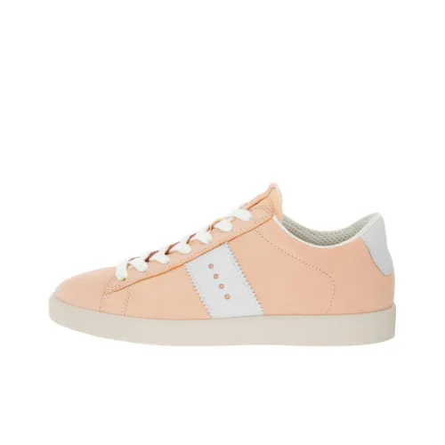 Ecco Skateboard Shoes Women's Low-Top Peach Blossom Honey