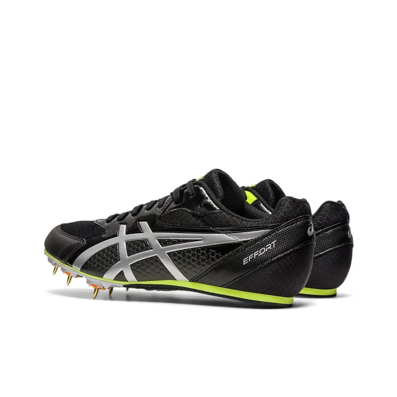 Asics Effort 13 Wear Resistant Low Top Running Shoes Men's Black-3