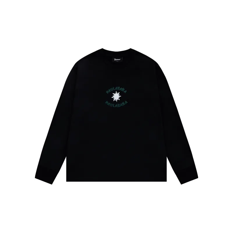 PAULASARA Long Sleeved T Shirts Unisex Black-1