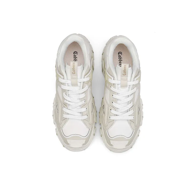 Cabbeen Minimalist Style Fashion Vintage Versatile Trendy Slip-Resistant Low-Top Chunky Sneakers Men's-3