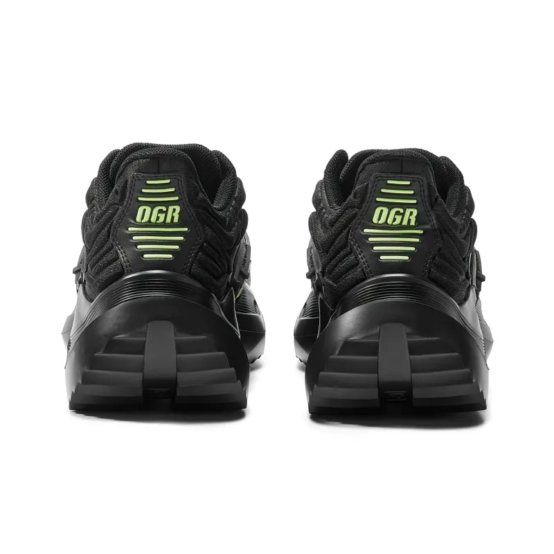 OGR Mecha Classic 2.0 Collection Low-Top Chunky Sneakers Unisex Hard Core Black-3