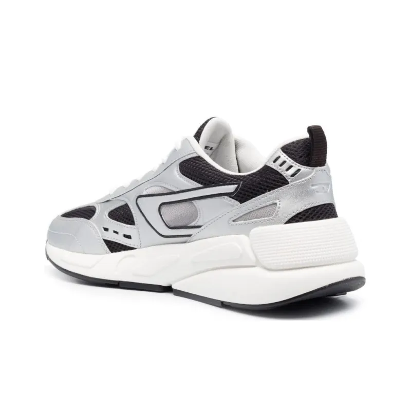 DIESEL Low Top Casual Shoes Women's Silver-3
