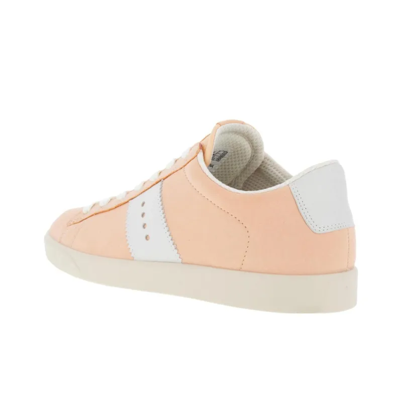 Ecco Low Top Skateboard Shoes Women's Peach Blossom Honey-2