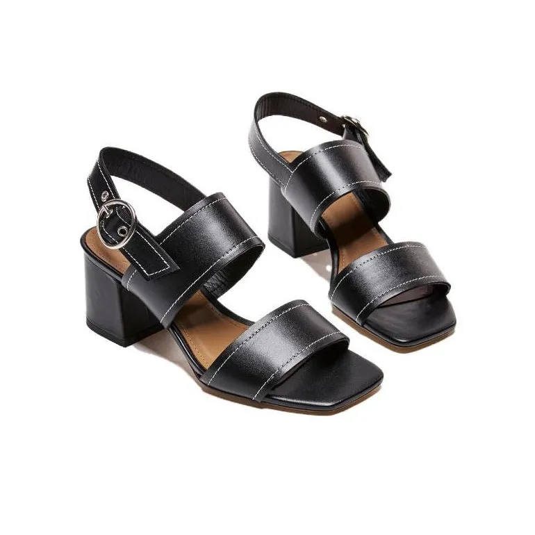 FLATTERED Odina Strap Sandals 5.5cm Women's Black-2