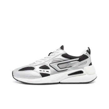 DIESEL Low Top Casual Shoes Women's Silver