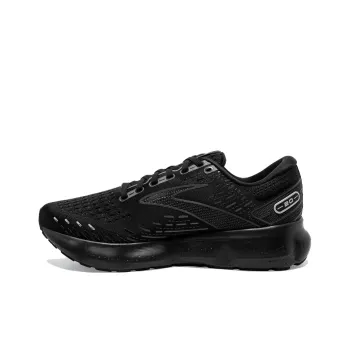 Brooks Glycerin 20 Abrasion Resistant Shock Absorbers Low Top Running Shoes Men's Black
