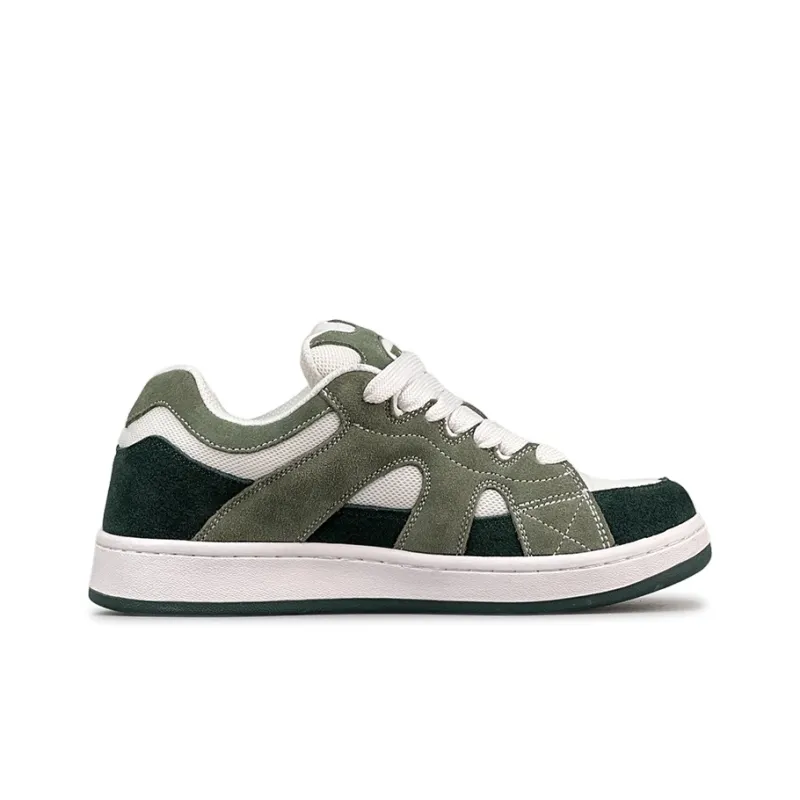 LuzaoT SUPER DRAG Puffy Shoes Anti Slip Wear Resistant Low Top Skateboard Shoes Unisex Jasper-1