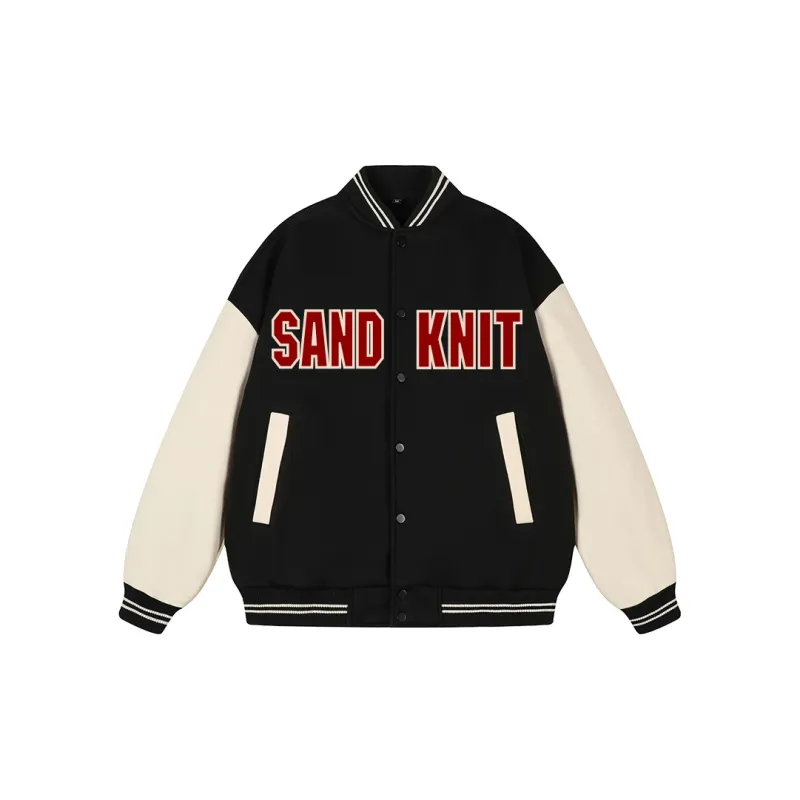 SandKnit Baseball Jacket Unisex-1
