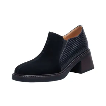 F·LOVES·f Loafers 5.5cm Women's Black