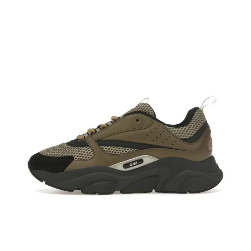 DIOR B22 Khaki Black Calfskin-0