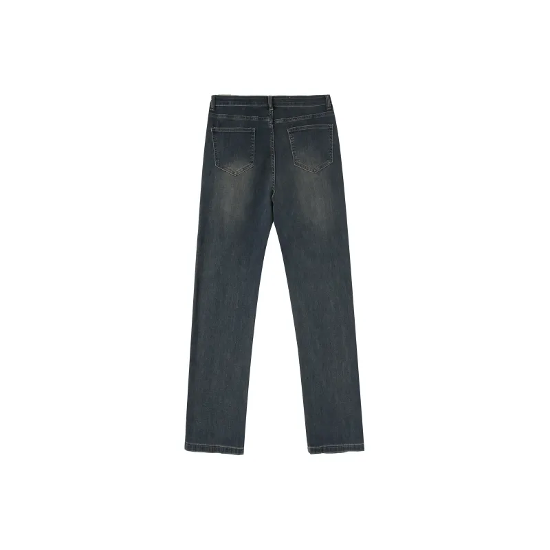 CPAURA Jeans Women's Blue Gray-1