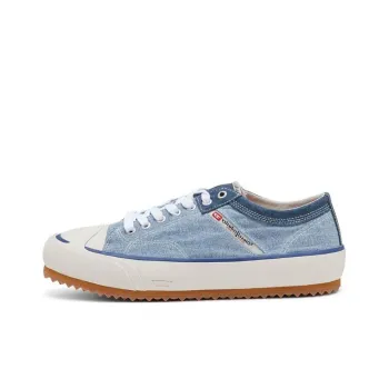DIESEL Cushioning Wear-Resistant Low-Top Skateboard Shoes Women's Blue