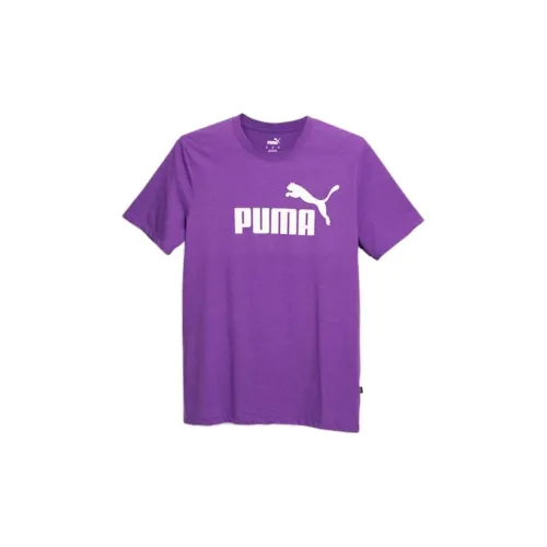 PUMA ESSENTIALS T-Shirts Men Purple