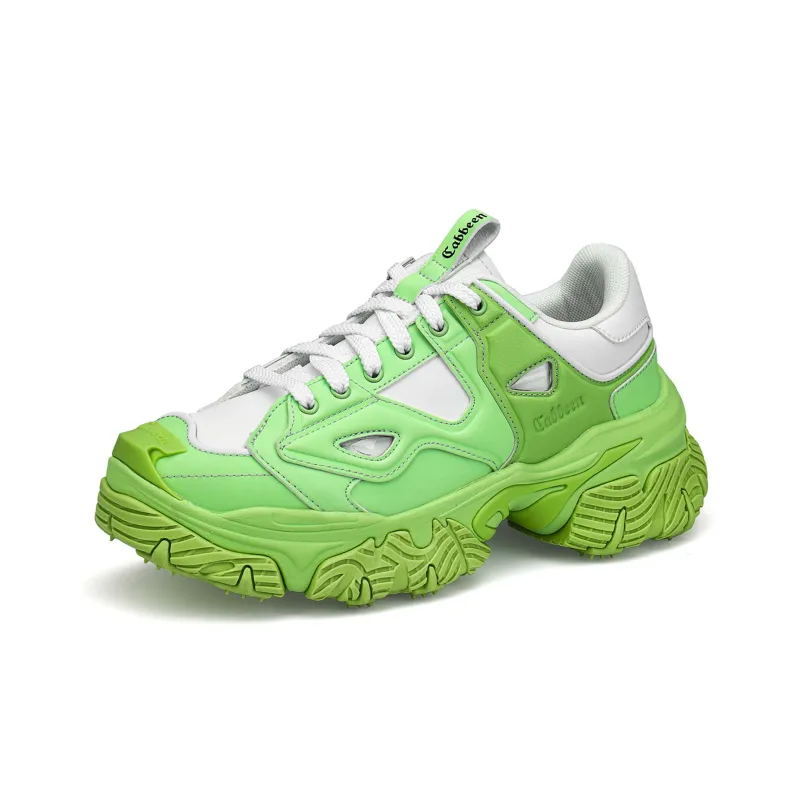 Cabbeen Minimalist Style Fashion Vintage Versatile Trendy Slip-Resistant Low-Top Chunky Sneakers Men's-8