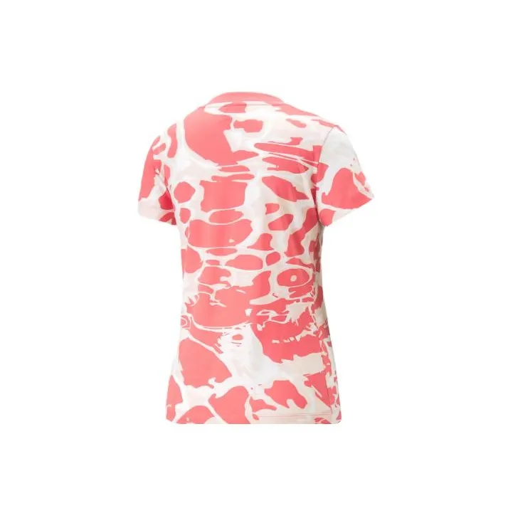 PUMA SUMMER SPLASH T-Shirts Women's Pink-1