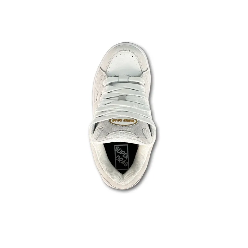 LuzaoT SUPER DRAG Puffy Shoes Low Top Skateboard Shoes Unisex Ecru-3