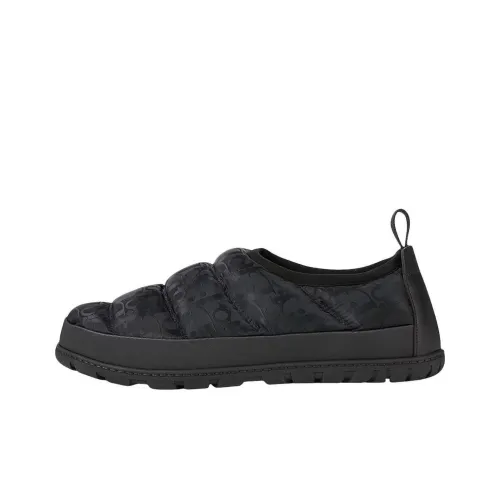 DIOR Snow Slipper Black Oblique Technical Fabric