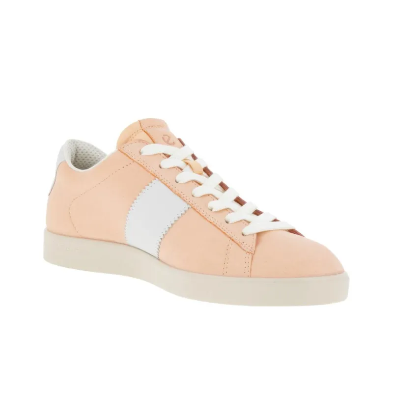 Ecco Low Top Skateboard Shoes Women's Peach Blossom Honey-1