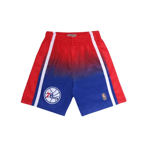 Mitchell Ness Basketball Shorts Men Ruby Blue