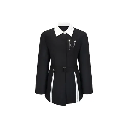 Dulading Business Suits Women's Black