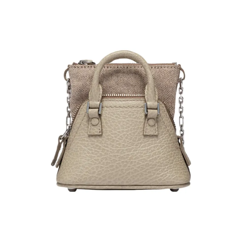 Maison Margiela 5AC Grain Calfskin Portable Crossbody Bag, Shoulder Bag Regular Women's Light Umber-2