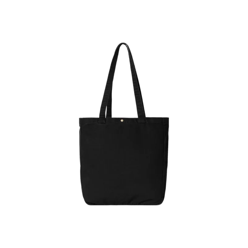 Carhartt WIP Canvas With Cotton Canvas Bag, One Shoulder Handbag Regular Unisex Black-2