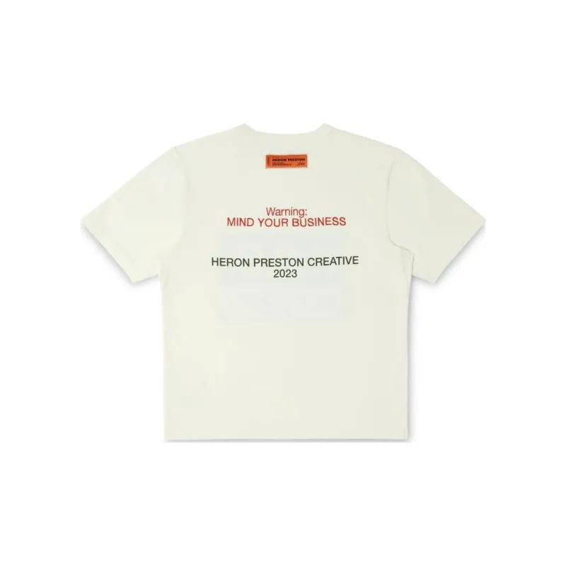 HERON PRESTON Paint Splatter Detailed Crewneck T Shirt-1
