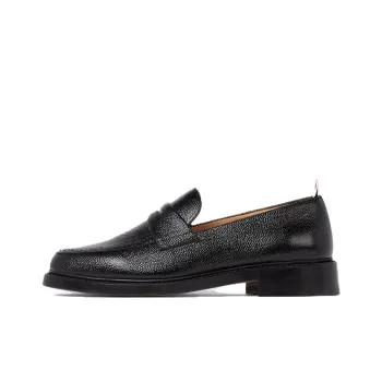 THOM BROWNE Penny Bar Almond Toe Loafers