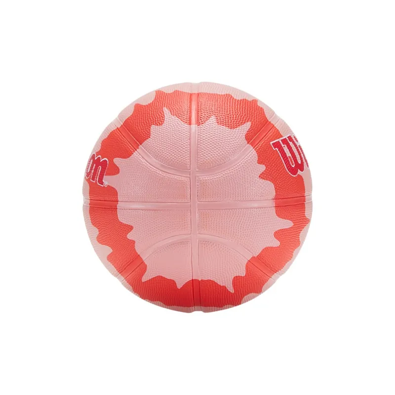 Wilson MVP Series Rubber Basketball Pink Orange Size 7 Ball Training-4