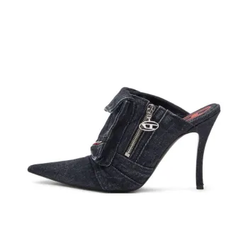 DIESEL D Venus Pocket 100mm Denim Mules